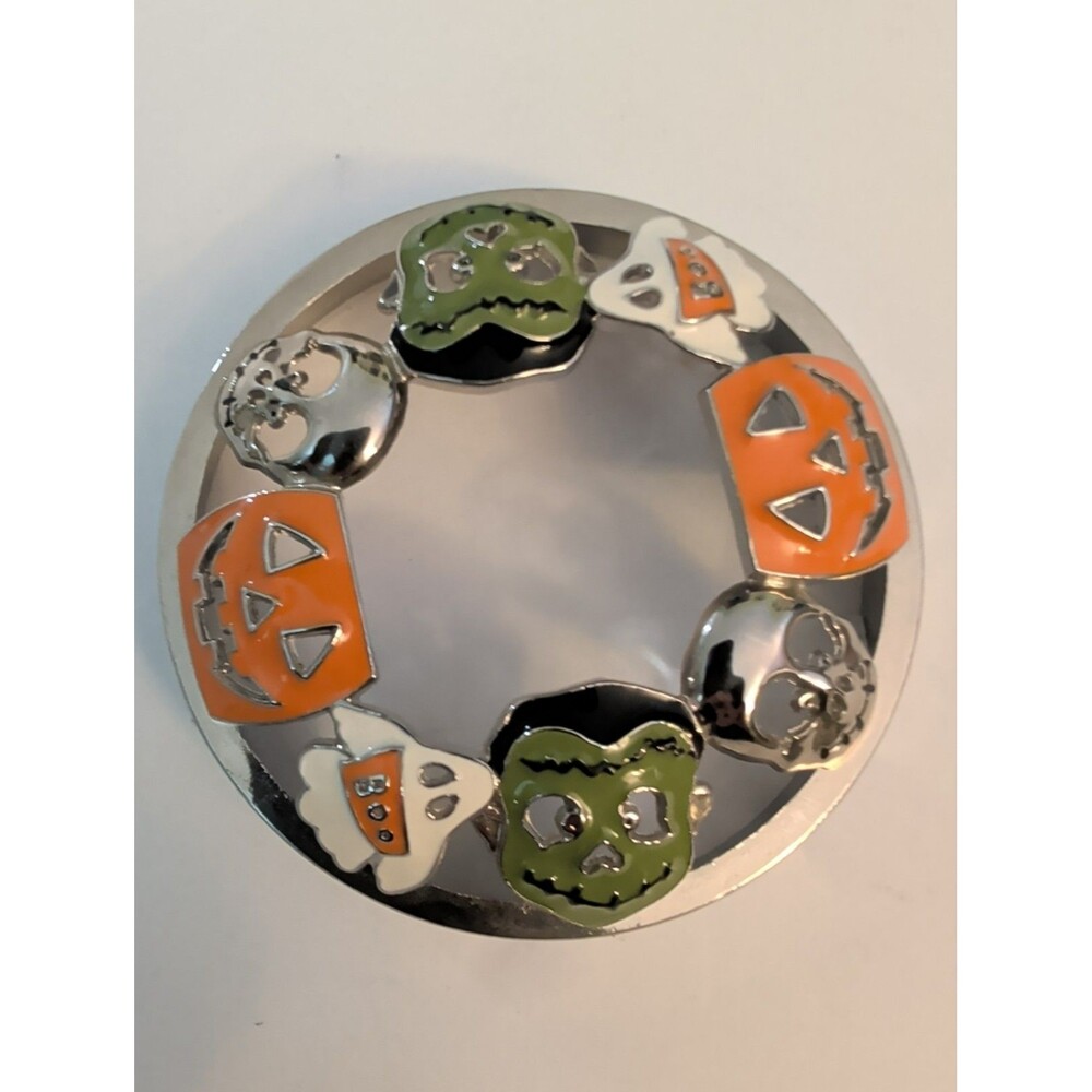 Yankee Candle Halloween Illuma-Lid Jar Topper Spooky Happy Friends Frankenstein